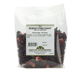 Nd Hibiscus Hel 125g – Urtete med Skøn Hibiscusblomst