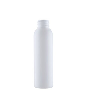 Mat hvid HDPE plastflaske 100 ml – Genanvendelig kvalitet