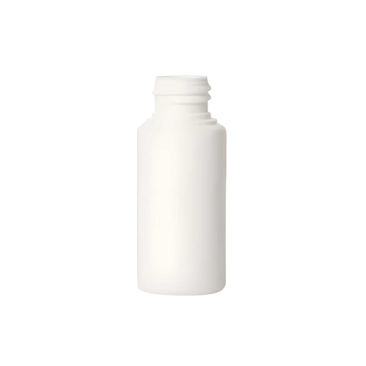 Mat Hvid Plastflaske 50 ml – Ideel til Skønhedsprodukter