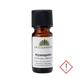 Urtegaarden Hyssopolie æterisk 10 ml - Aromaterapi & Pleje