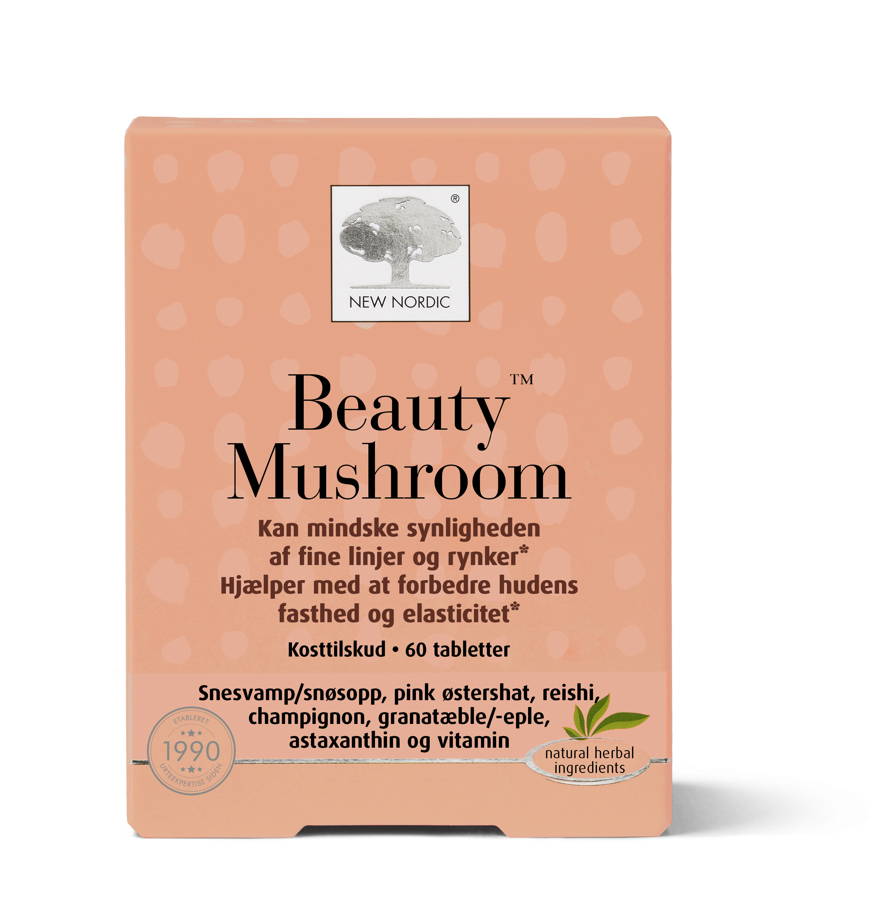 New Nordic Beauty Mushroom 60 Tabl - Skin Glow Agent