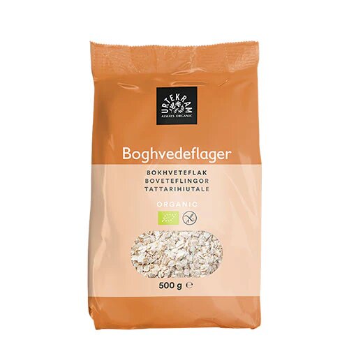Boghvedeflager økologisk   500 Gram