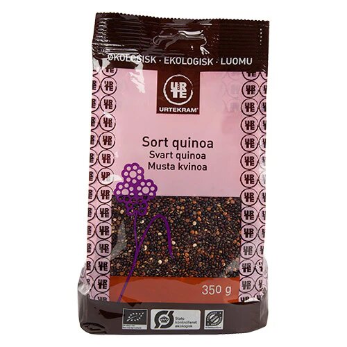 Quinoa Sort økologisk   350 Gram
