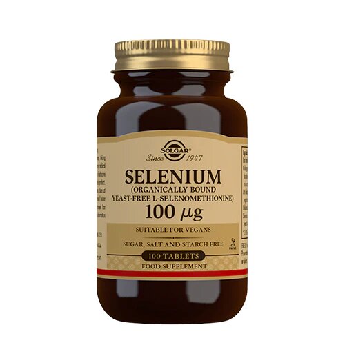 Solgar Selen 100 Mcg   100 Tabletter