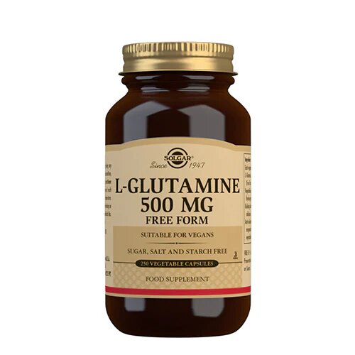Solgar L Glutamin 500 Mg    50 Kapsler