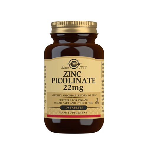 Solgar Zink Picolinat   100 Tabletter