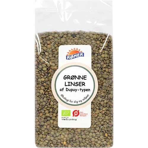 Grønne Linser Af Dupuy Typen øko    500 Gram
