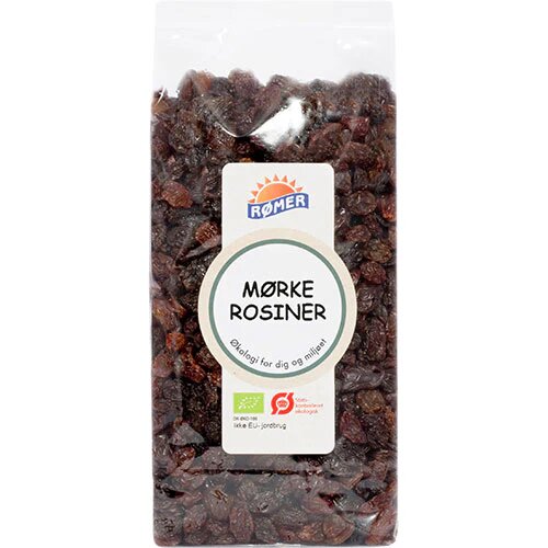 Rosiner Mørke øko    500 Gram