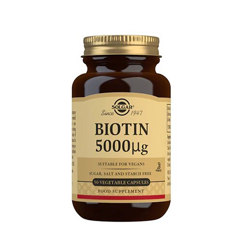 Solgar Biotin 5000 Ug   50 Kapsler