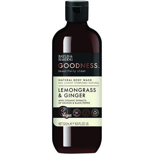 Body Wash Lemongrass   Ginger Baylis   Harding Goodness   500 Ml
