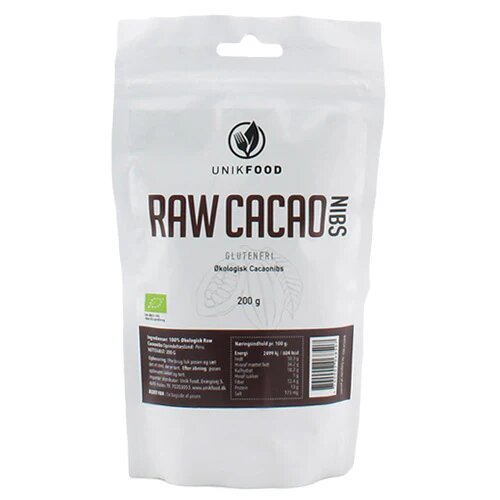 Cacao Nibs Grofthakkede øko    200 Gram