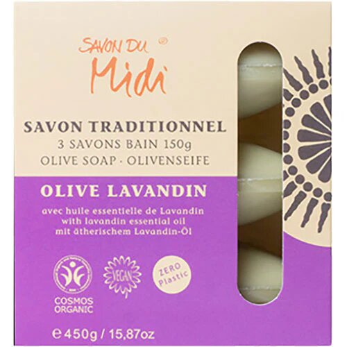 Oliven Sæbe Med Lavandin   Savon Du Midi øko    450 Gram