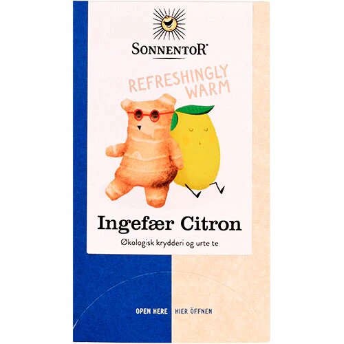 Ingefær Citron Te ø Sonnentor