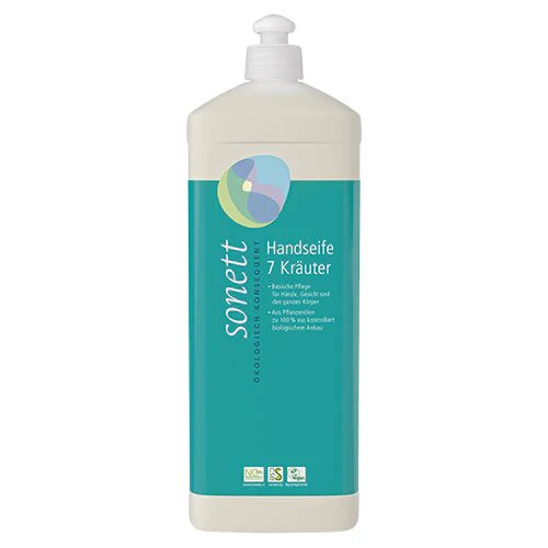 Håndsæbe 7 Urter Sonett   1 Liter