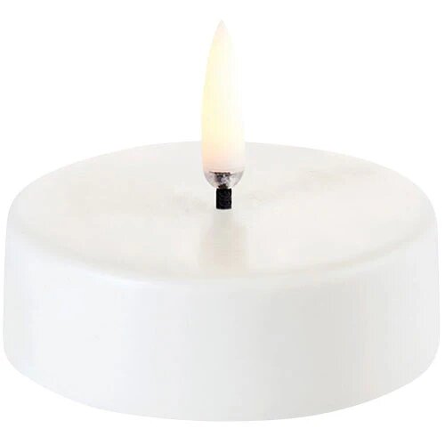 Led Fyrfadslys Maxi  Nordic White  Smooth  6 1x2 2