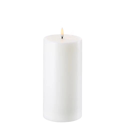 Led Bloklys  Nordic White  Smooth  10 1x20 Cm