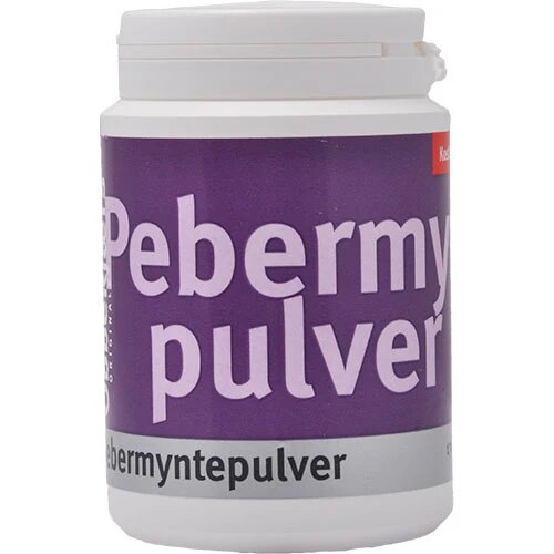 Obbekjærs Pebermyntepulver   170 Gram