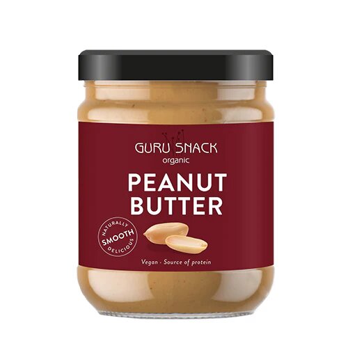 Peanutbutter Smooth ø Guru Snack   500 G