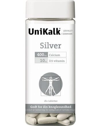 Unikalk Silver M  D Vitamin   180 Tabletter