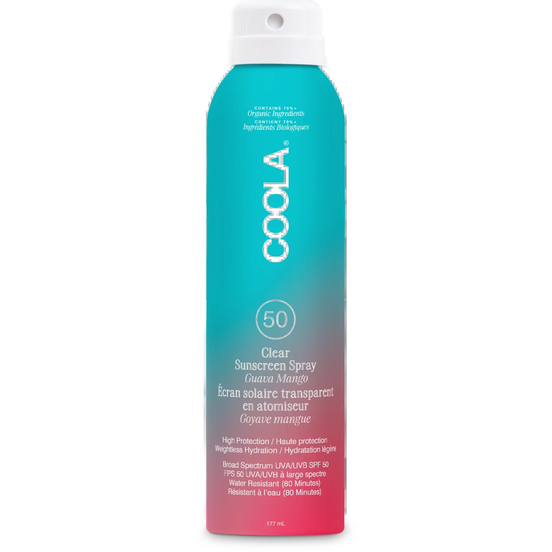 Clear Body Spray Spf 50 Guava Mango 177 Ml