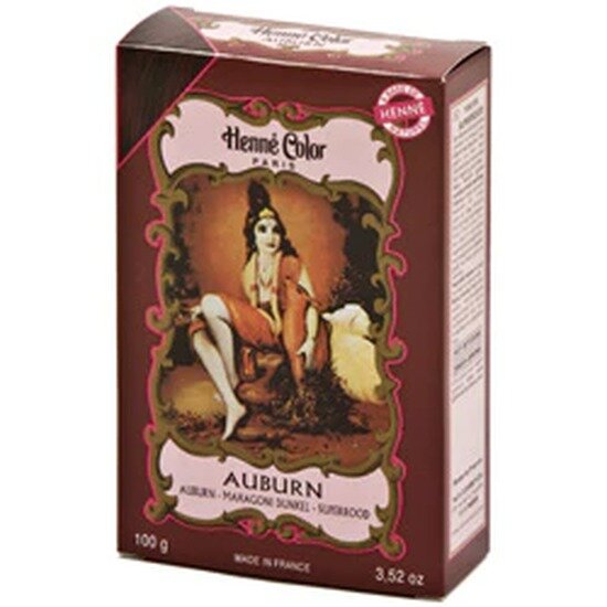Henna Pulver Mahogni Mørk Auburn   100 Gram