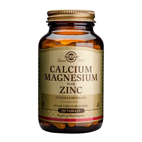 Solgar Calcium Magnesium Zink   100 Tabletter