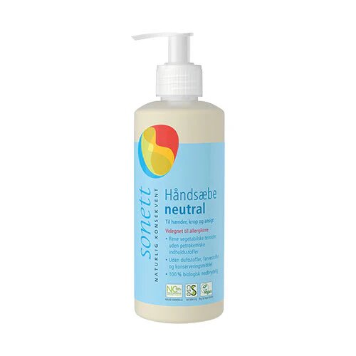 Sonett Håndsæbe Neutral Flydende 300 Ml
