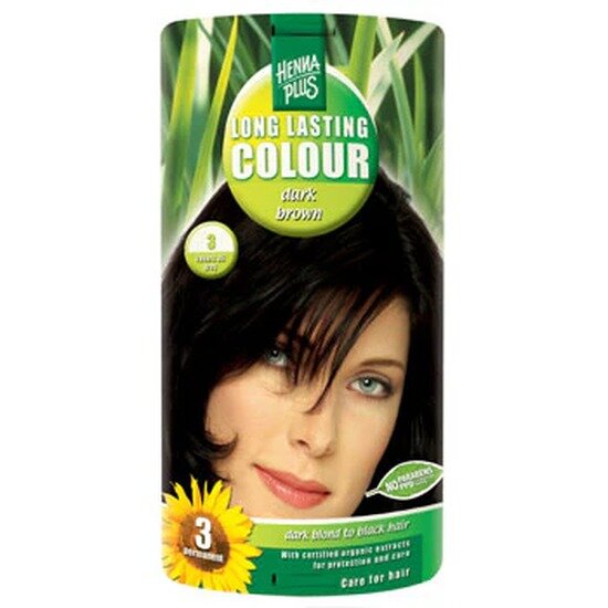 Henna Plus   Long Lasting Colour System   Dark Brown 3 0