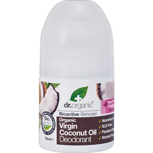 Dr  Organic Deodorant Coconut   50 Ml