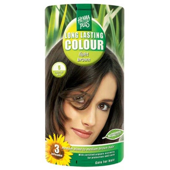 Henna Plus   Long Lasting Colour System 5 Hårfarve Light Brown