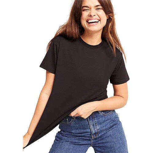 Women S Classic Crew Neck T Shirt Sort Str  Xl