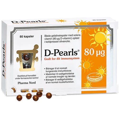 D Pearls 80     80 Kapsler
