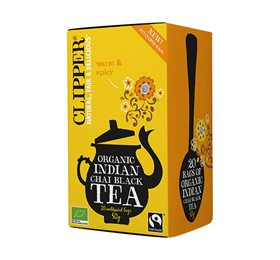 Clipper Økologisk Indisk Chai Te - 20 Breve