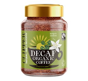 Clipper Økologisk Koffeinfri Instant Kaffe 100 G - Fairtrade