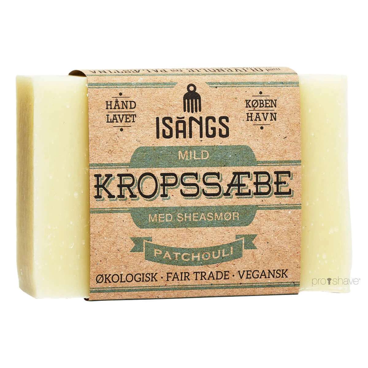 Isangs Mild Kropssæbe Med Sheasmør Patchouli 90 Gr