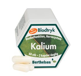 Dfi Kalium Berthelsen 60 Veganske Kapsler – Sundhedstilskud