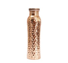 Elegant Håndlavet Kobber Vandflaske 500 ml - Hurtig Levering!