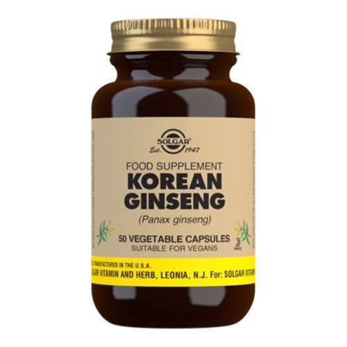 Solgar Korean Ginseng   50 Kapsler