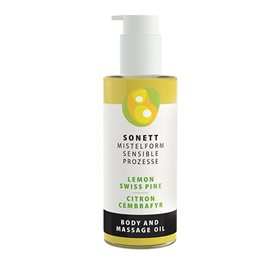 Sonett Økologisk Kropsmassageolie med Citron 145ml