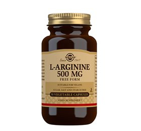 Solgar L-Arginin 500mg – Veganske kapsler til velvære