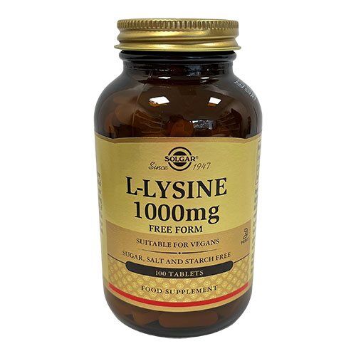 L Lysine 1000 Mg   100 Tabletter