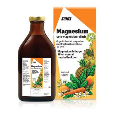 Salus Magnesium Eliksir 500 Ml - Naturligt Kosttilskud