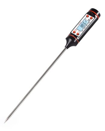 Digitalt Madtermometer   Sort  Måleområde  50 Til  300 ? C  Præcision   1 Grad   Hedenhus   Celsius Fahrenheit  Auto Sluk  Batteri Inkl
