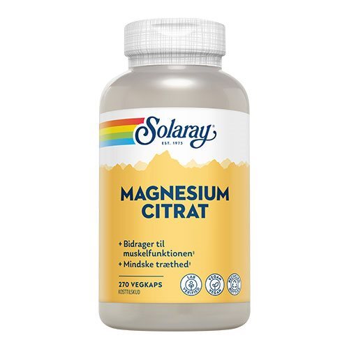 Solaray Magnesium Citrat   270 Kapsler
