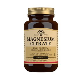 Solgar Magnesium Citrat 200mg - Styrk din sundhed!