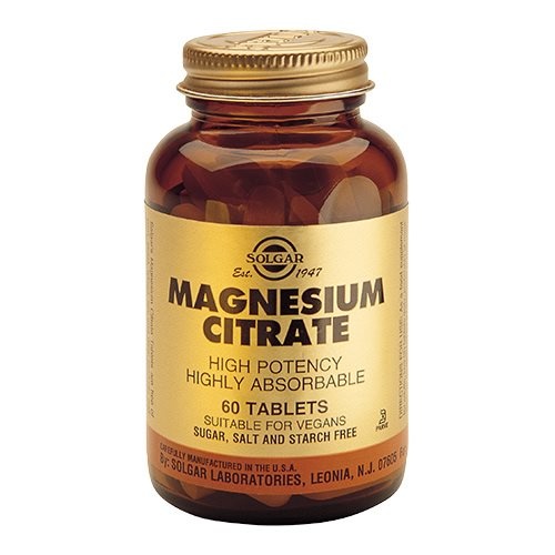 Solgar Magnesium Citrate 200 Mg   60 Tabletter