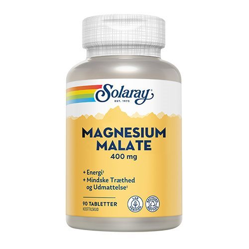 Solaray Magnesium Malate   90 Tabletter