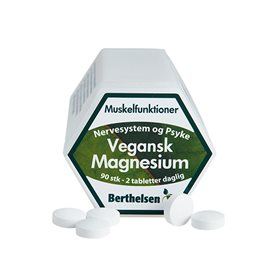Berthelsen Vegansk Magnesium 90 Tab – Sundhedstilbud!