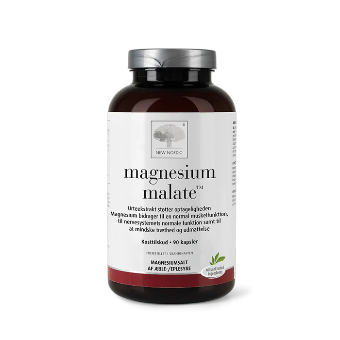 New Nordic Magnesium Malate 90 Kapsler – Styrk dit velvære!