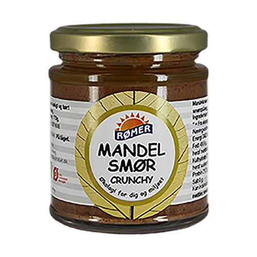 Rømer Økologisk Crunchy Mandelsmør - Glutenfri Delikatesse
